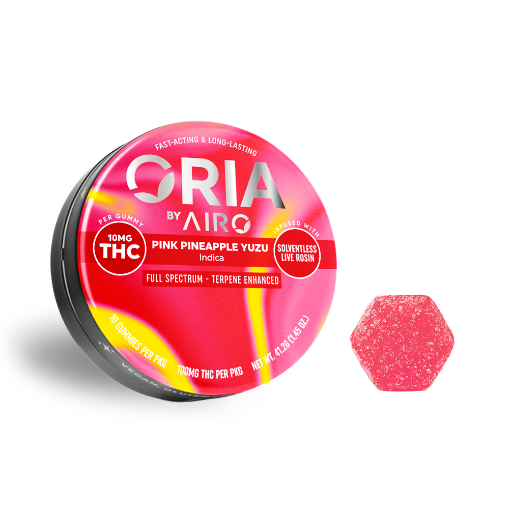 Pink Pineapple Yuzu | Live Rosin | 10pk | 100mg