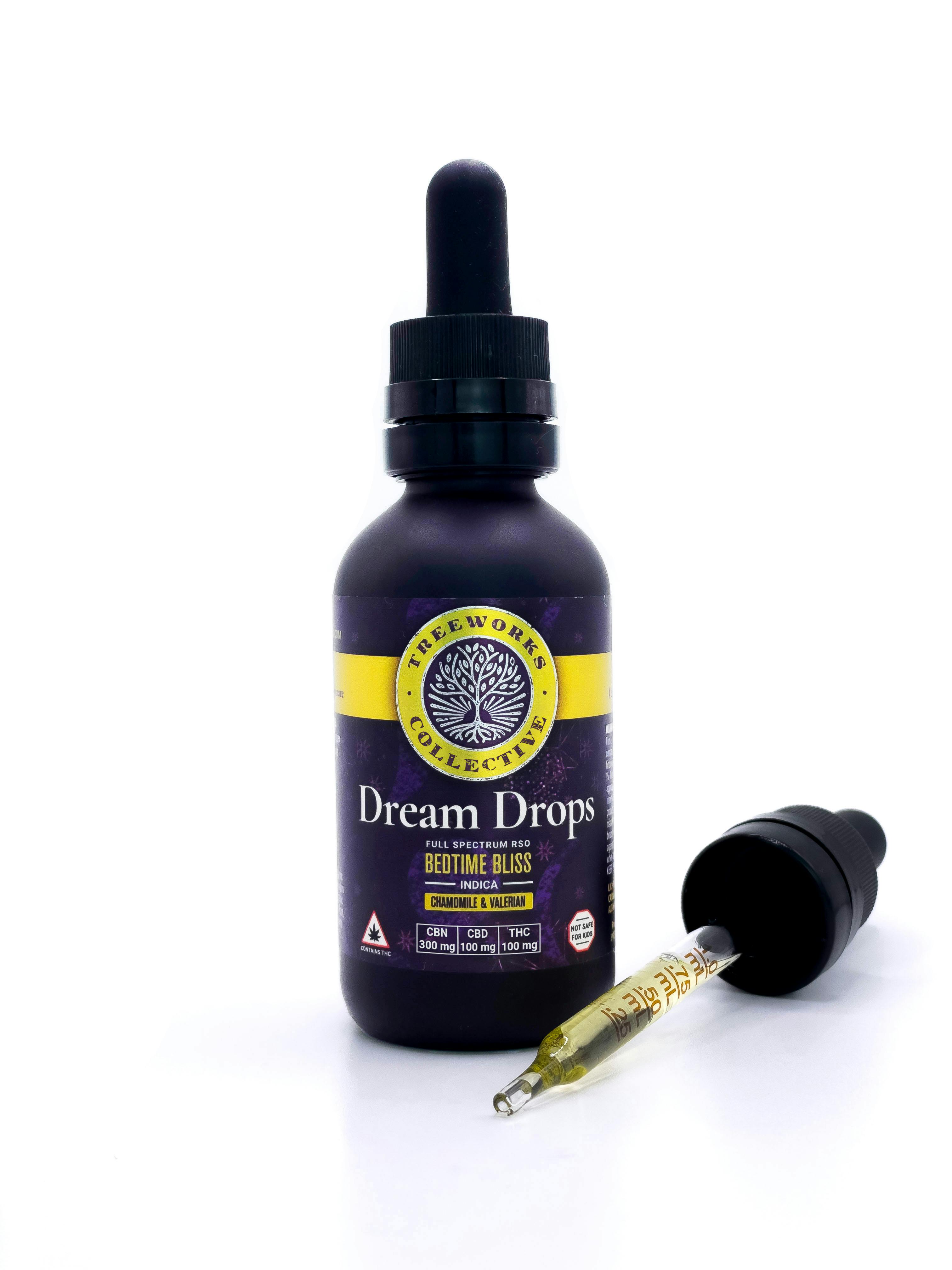 Dream Drops Bedtime Bliss | 3:1:1 CBN:CBD:THC | RSO | 25ml | 100mg