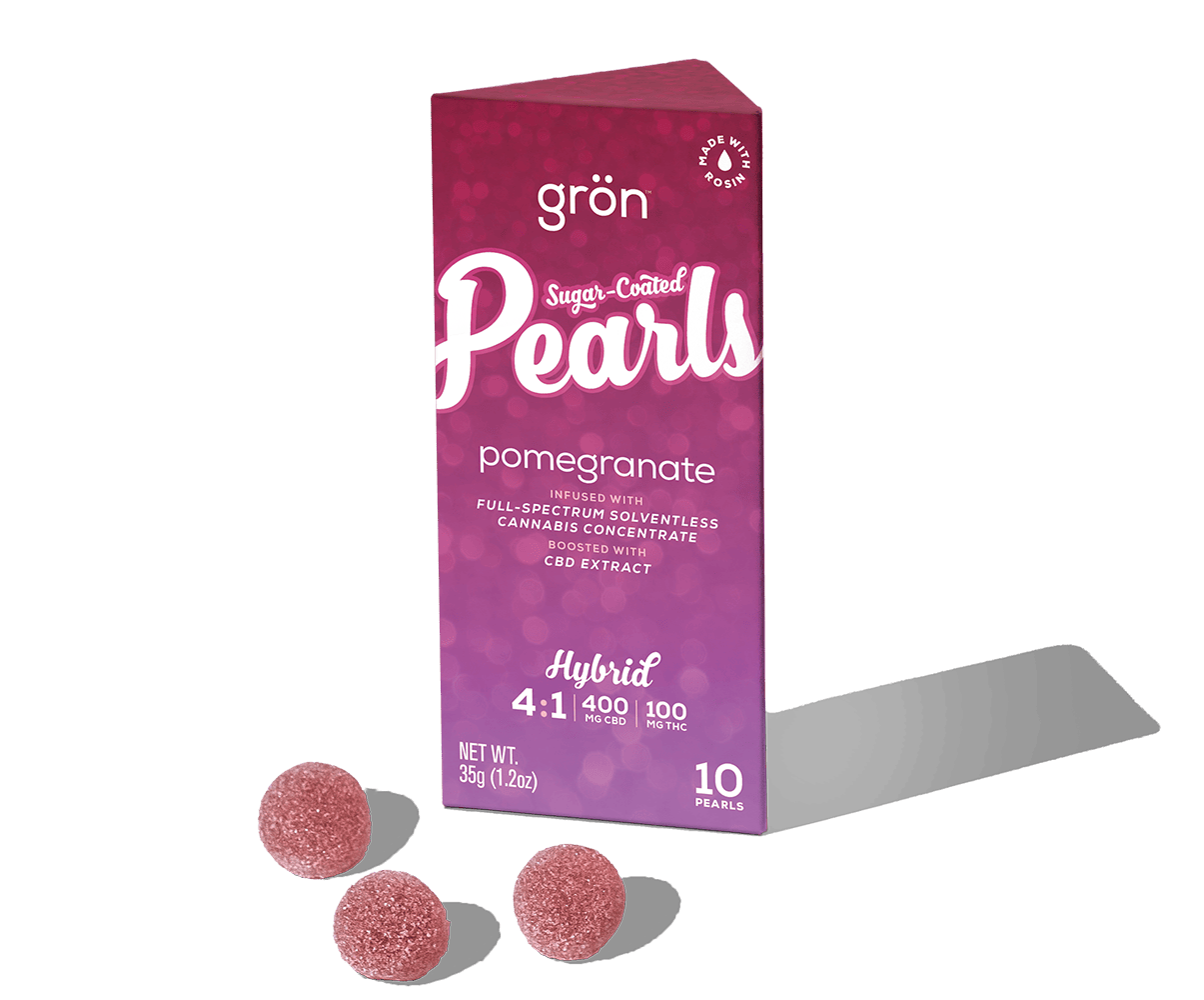 Pomegranate Pearls | CBD:THC 4:1 | 10pk | 100mg
