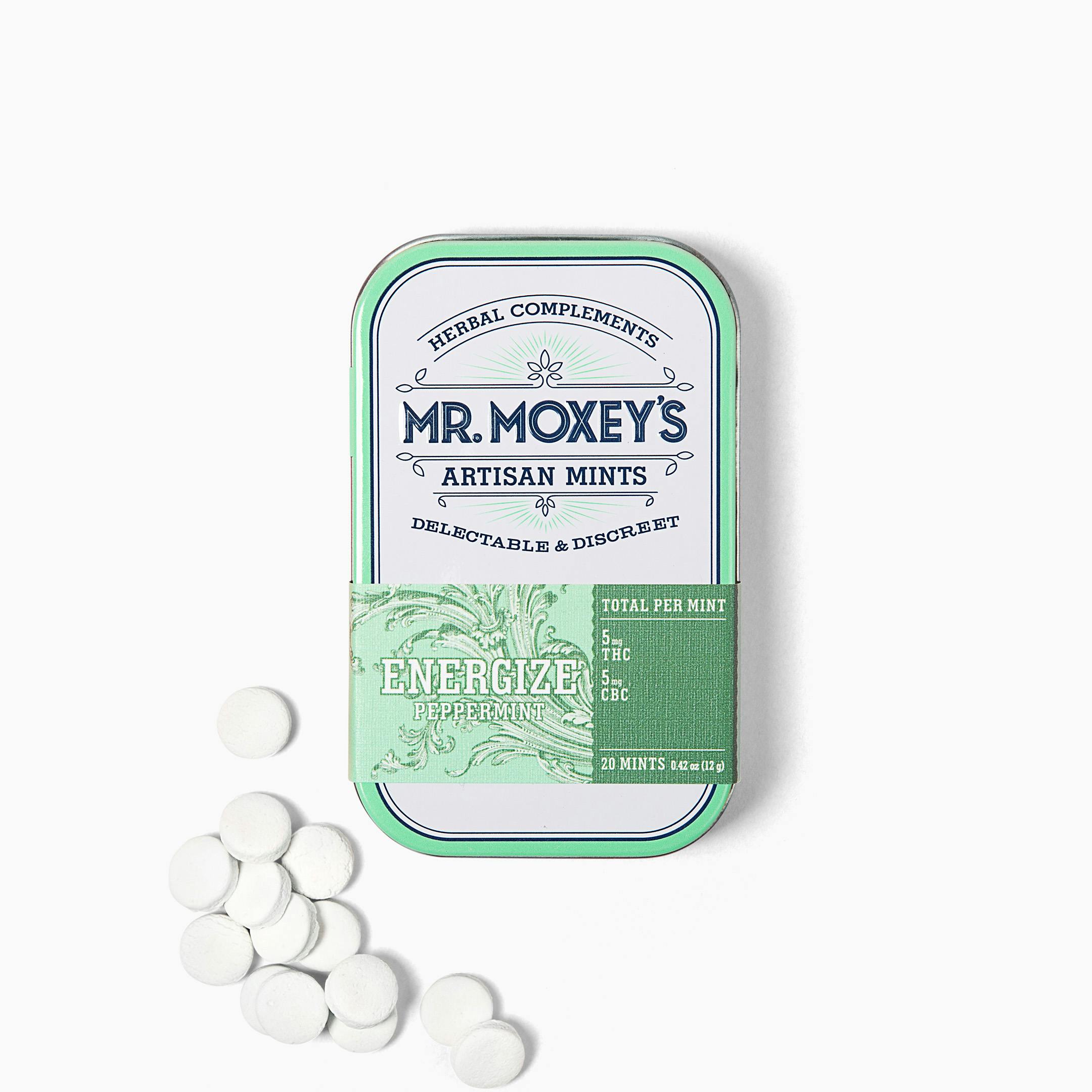 Energize Peppermint | Mints | THC:CBC  1:1 | 20pk | 100mg
