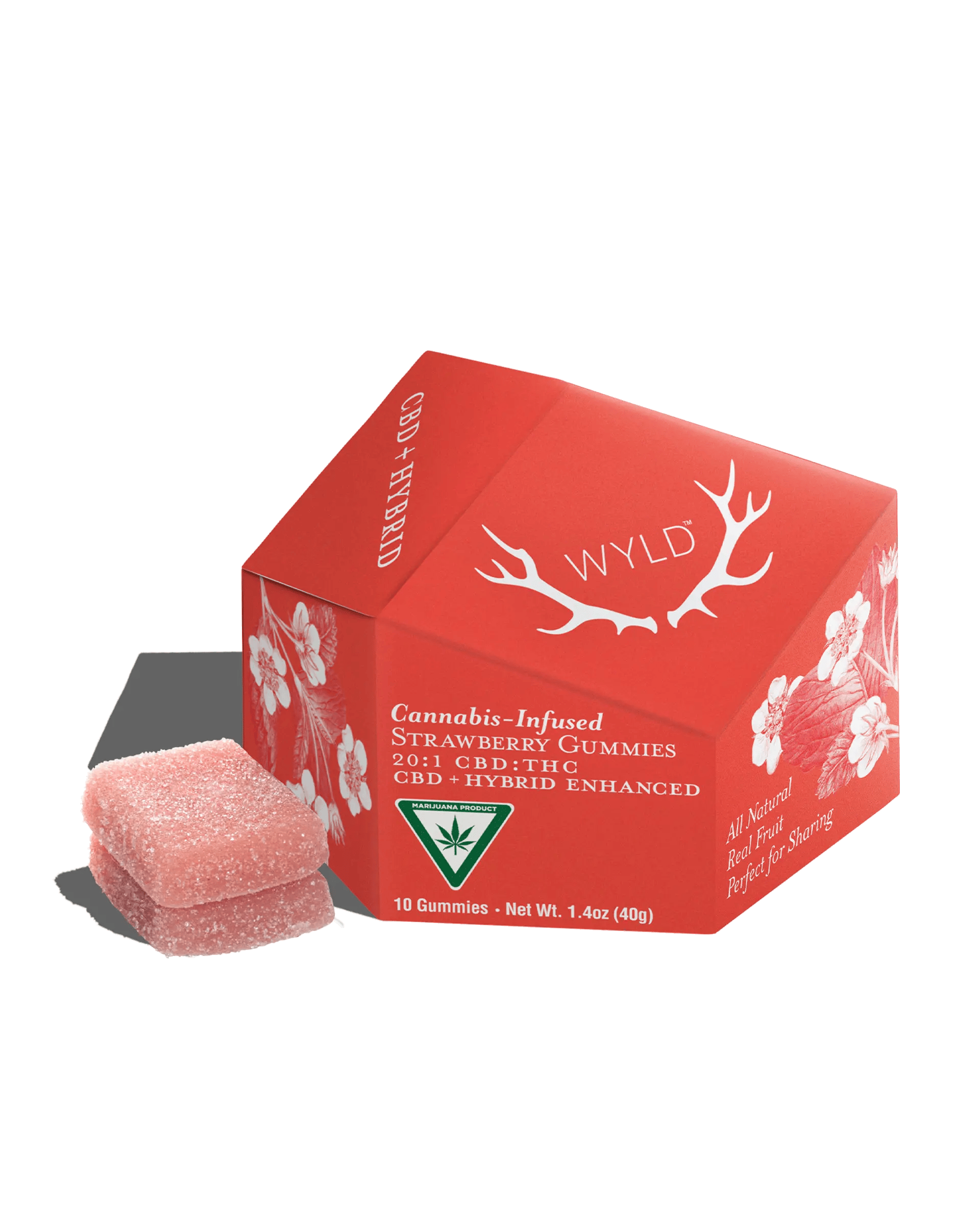 Strawberry | CBD:THC 20:1 | 10pk | 10mg