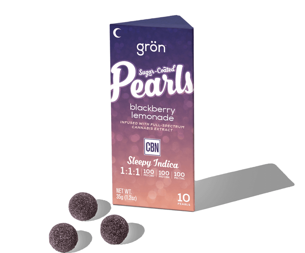 Blackberry Lemonade Pearls | THC:CBD:CBN 1:1:1 | 10pk | 100mg