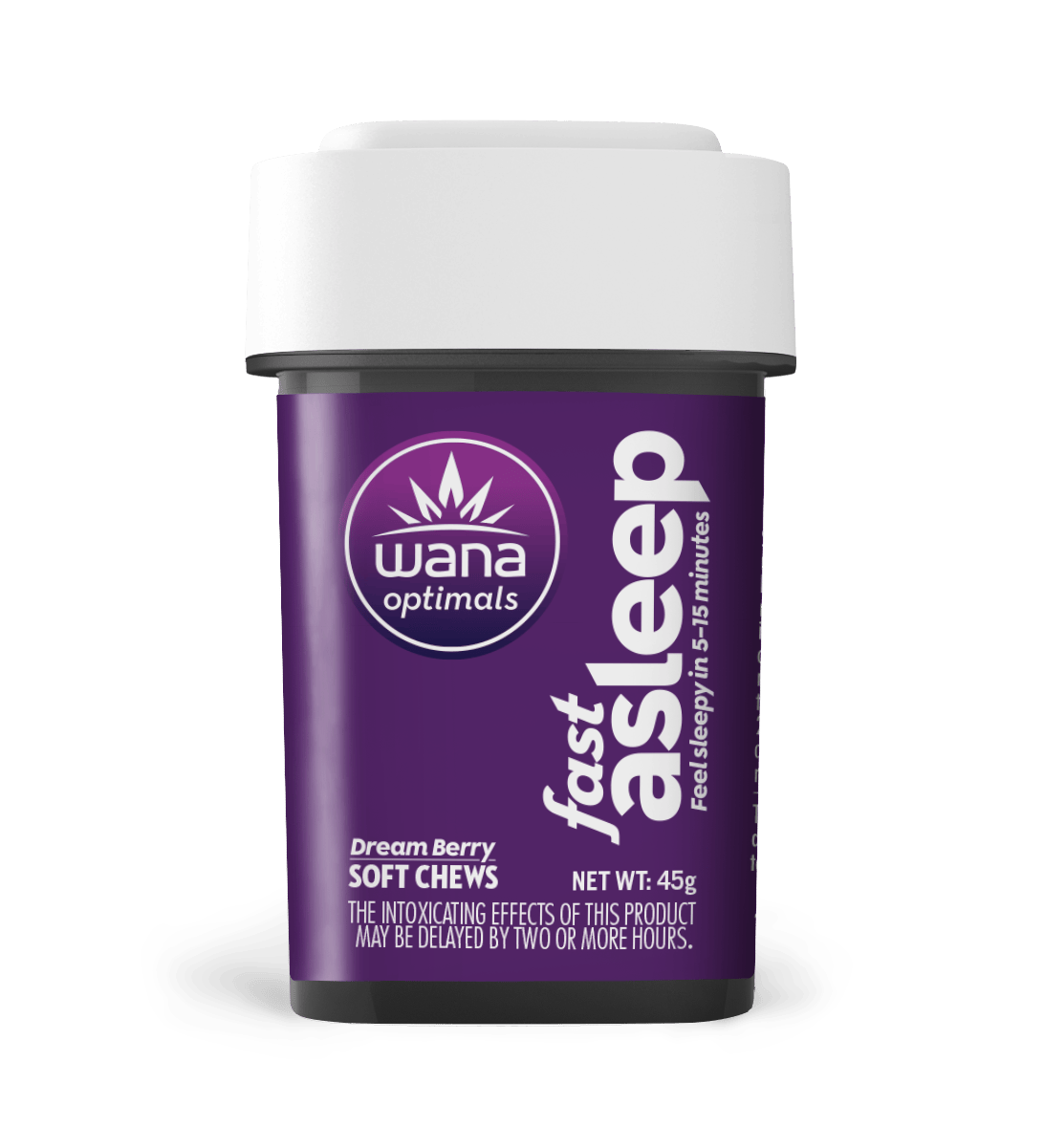 Optimal Fast Asleep | CBD:THC:CBN:CBG 5:1:1:1 | 10pk | 20mg