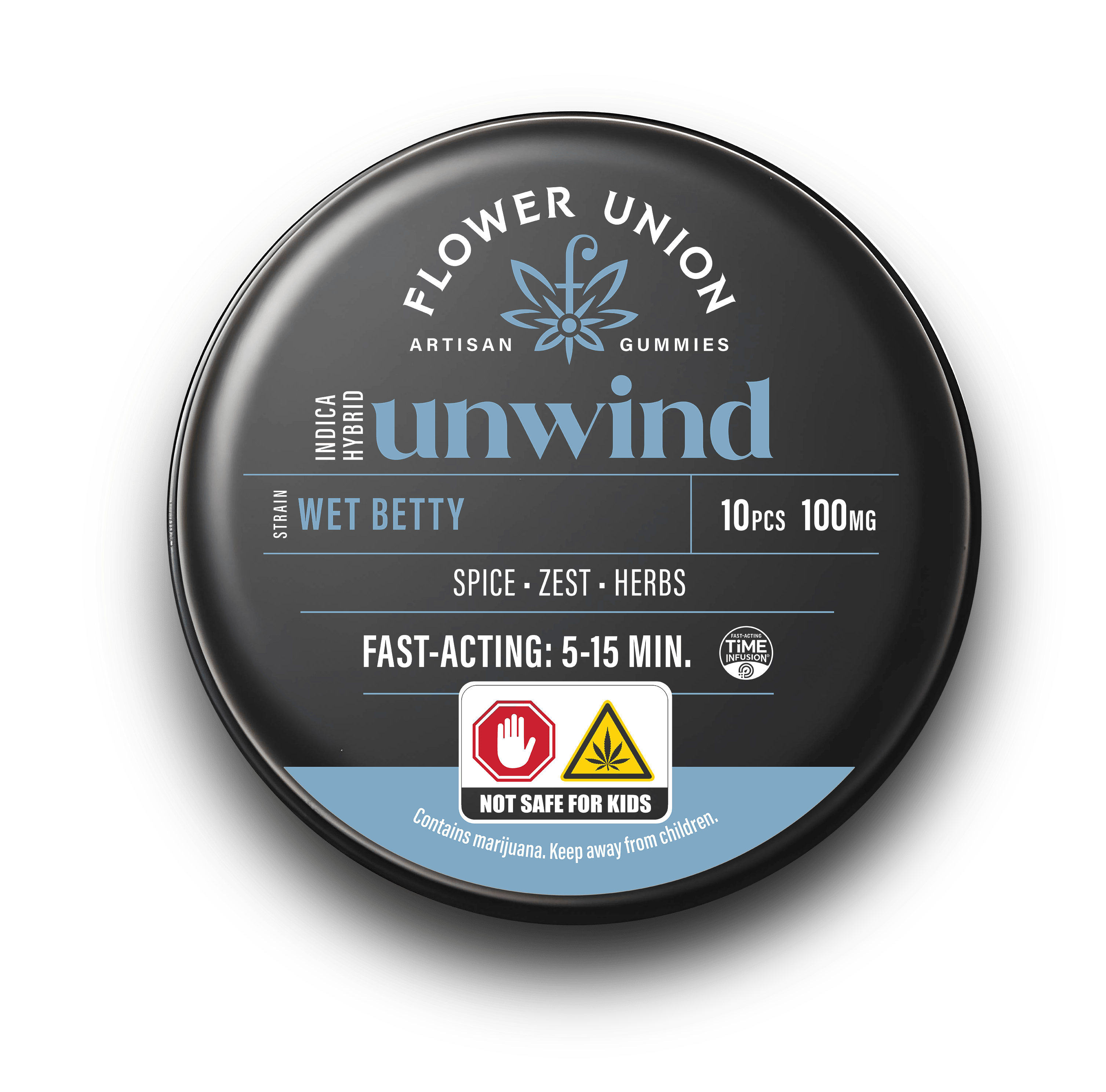 Unwind | Fast Acting | Solventless | 10pk | 100mg
