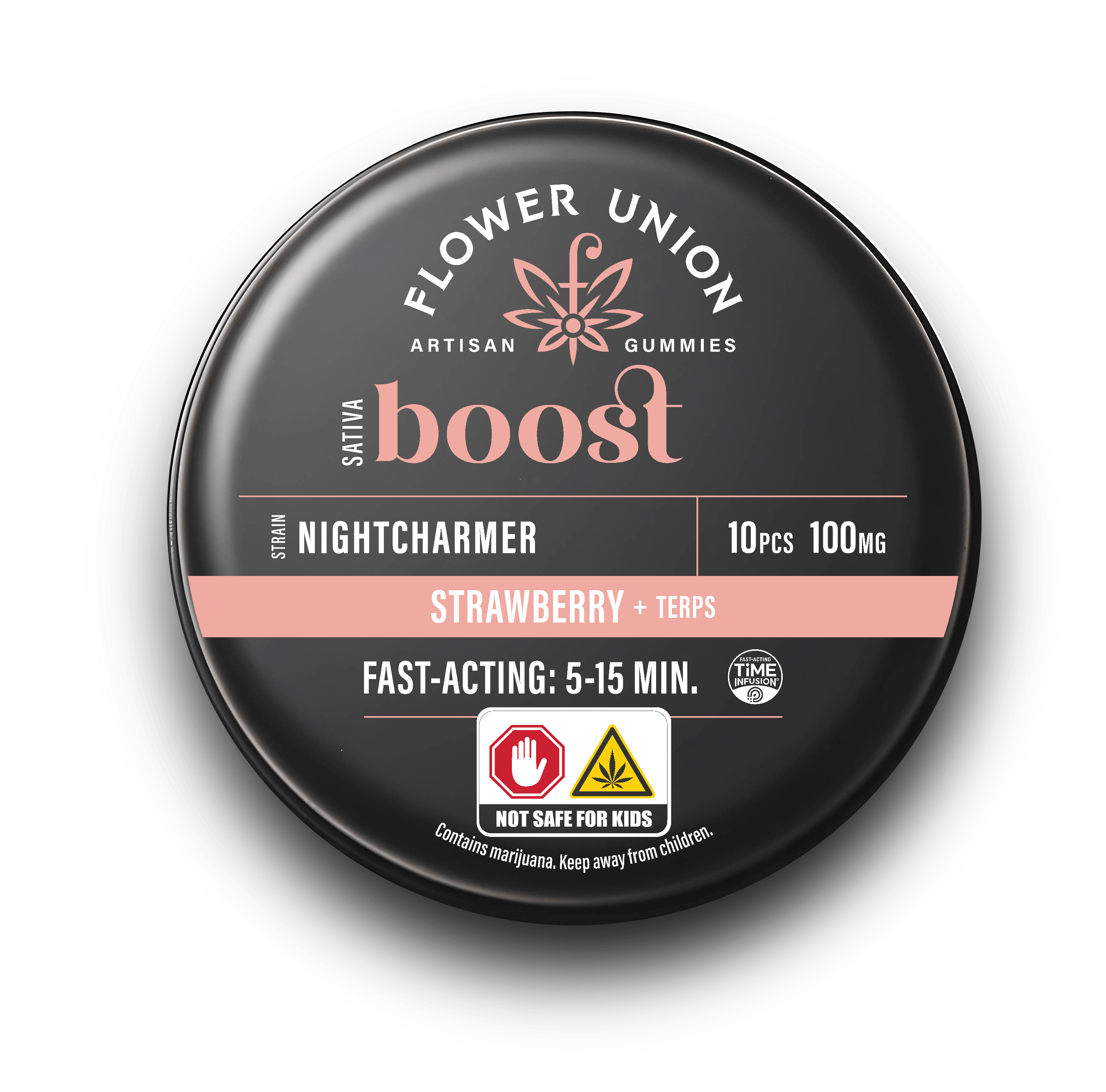 Fruit Boost Strawberry | Fast Acting | Soventless | 10pk | 100mg
