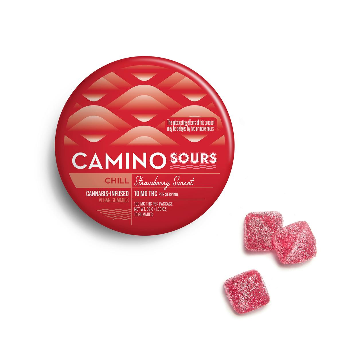 Sours Strawberry Sunset | 10pk | 100mg