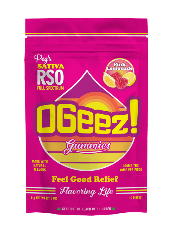 Peg's Pink Lemonade RSO | RSO | 10pk | 100mg