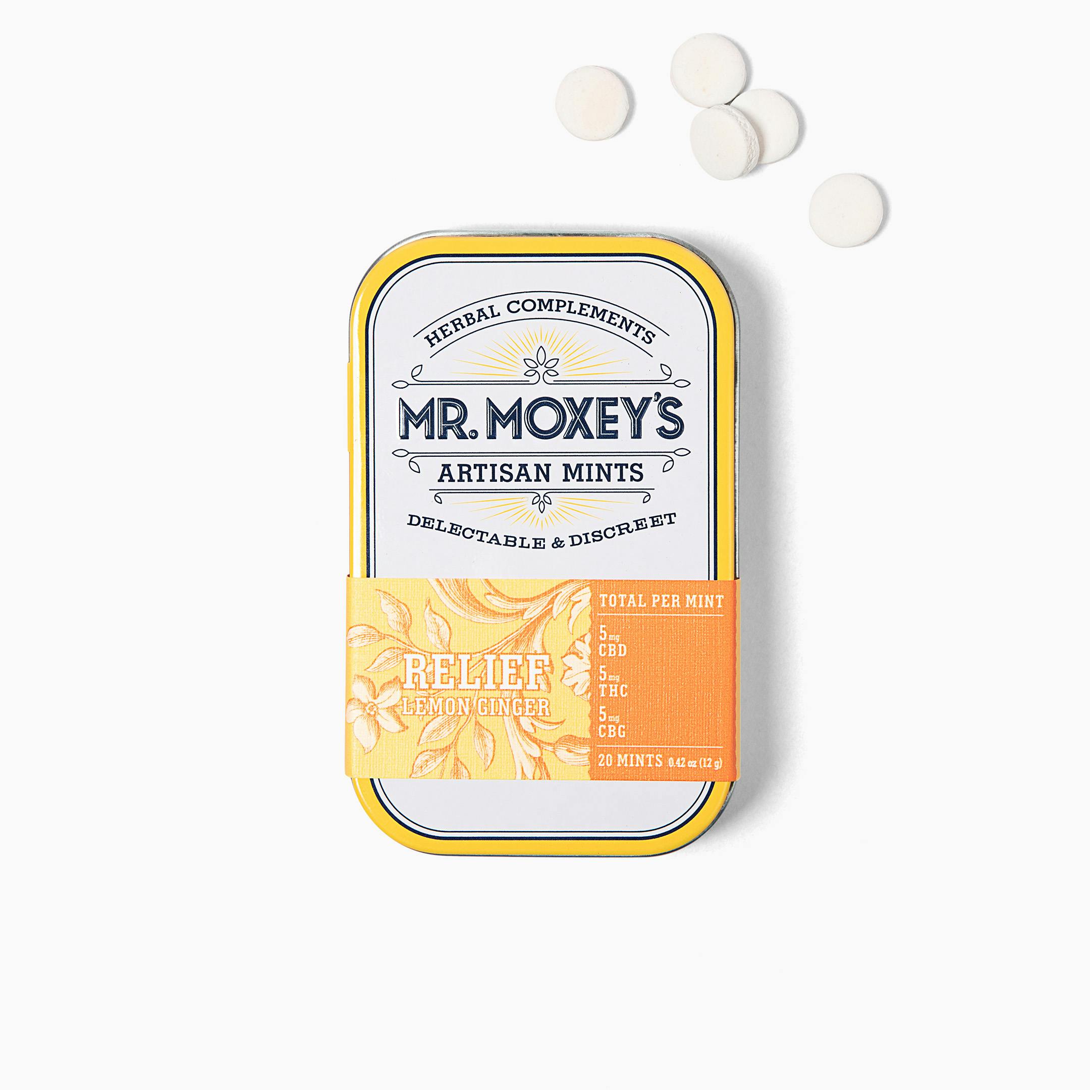 Lemon Ginger | Mints | THC:CBD:CBG 1:1:1 | 20pk | 100mg