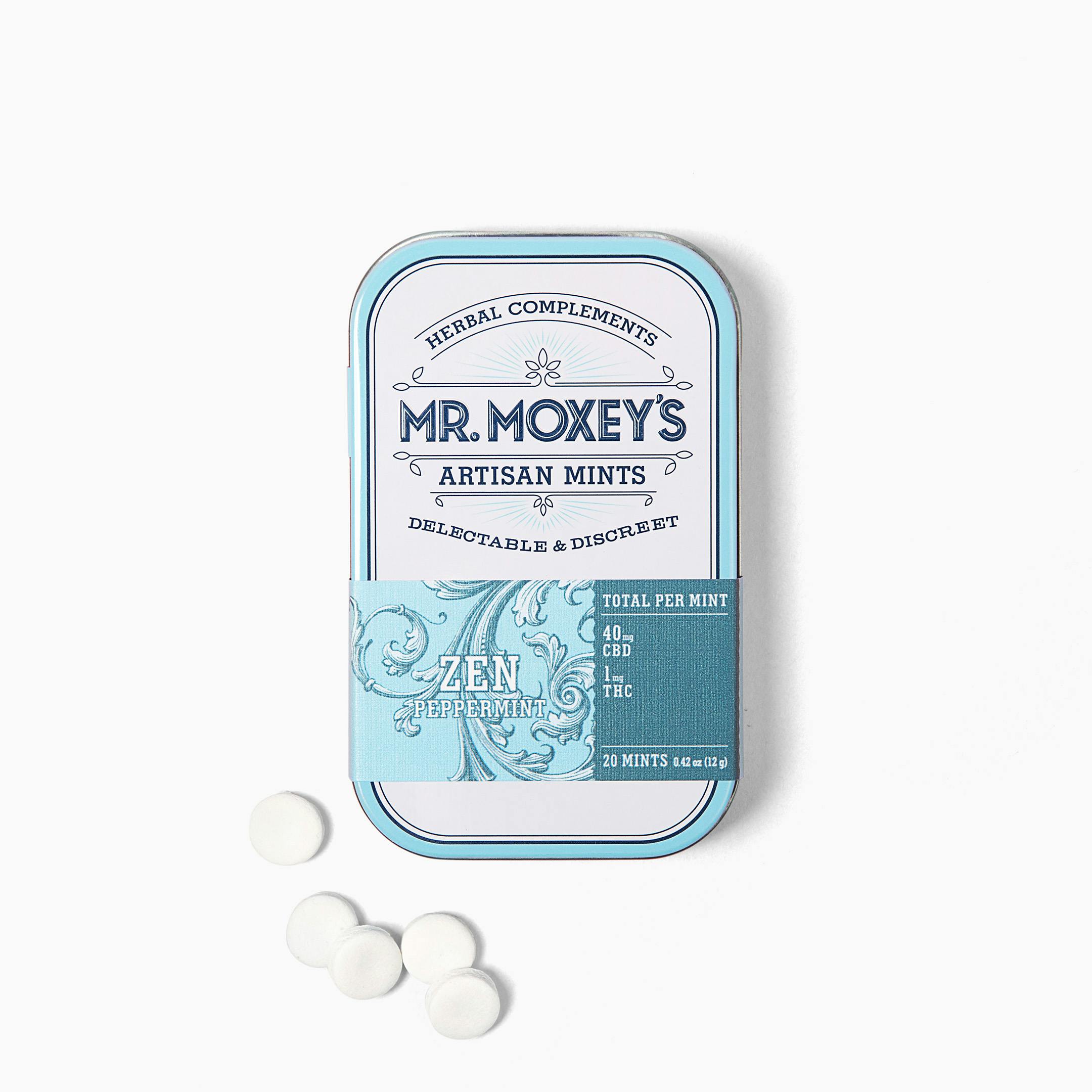 Zen Peppermint | Mints | CBD:THC 40:1 | 20pk | 20mg