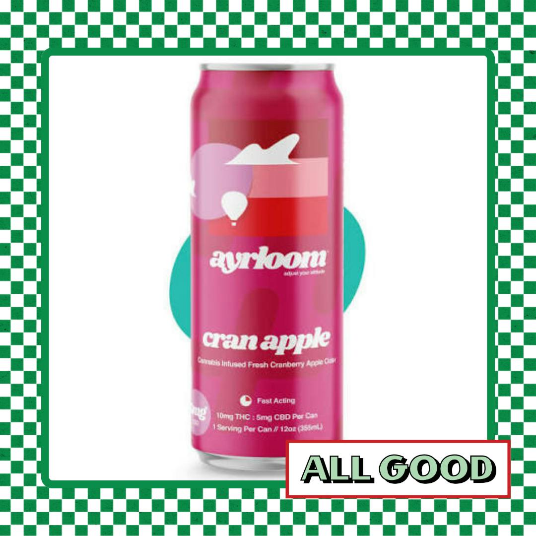 Ayrloom | Cran Apple 2:1 (THC:CBD) Single | 10mg