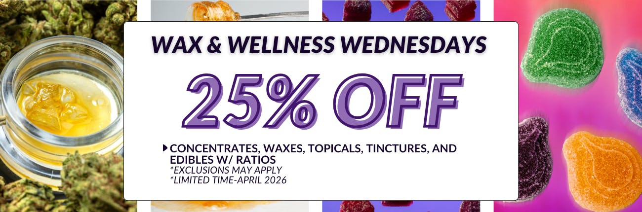 Wax & Wellness Wednesdays 25% Off Spring 2026