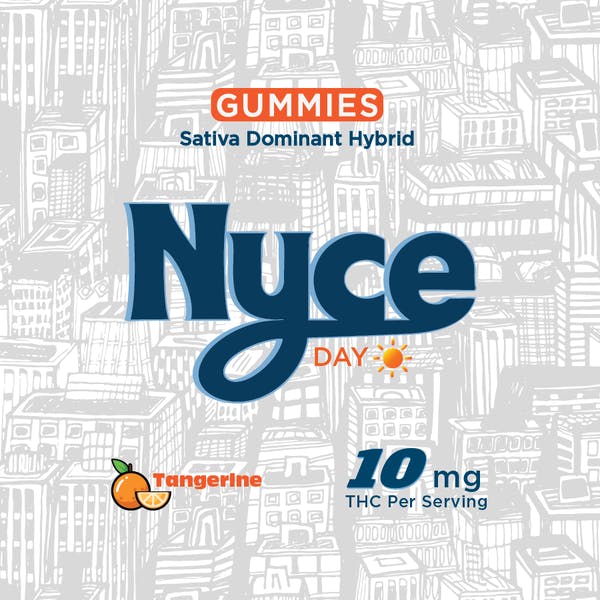 NYCE | Daytime | Tangerine | Hash Rosin Gummies | 100mg