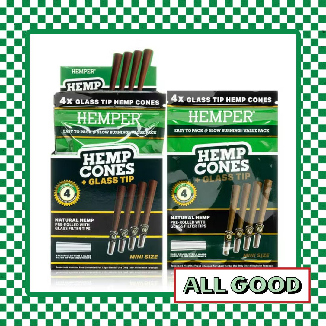 Hemper | Mini Hemp Cones | 4pk