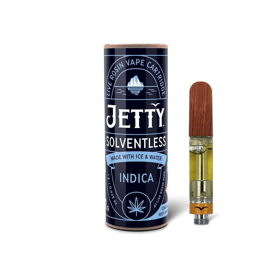 Blackberry Velvet Jetty Solventless Rosin Cartridge 1g Indica