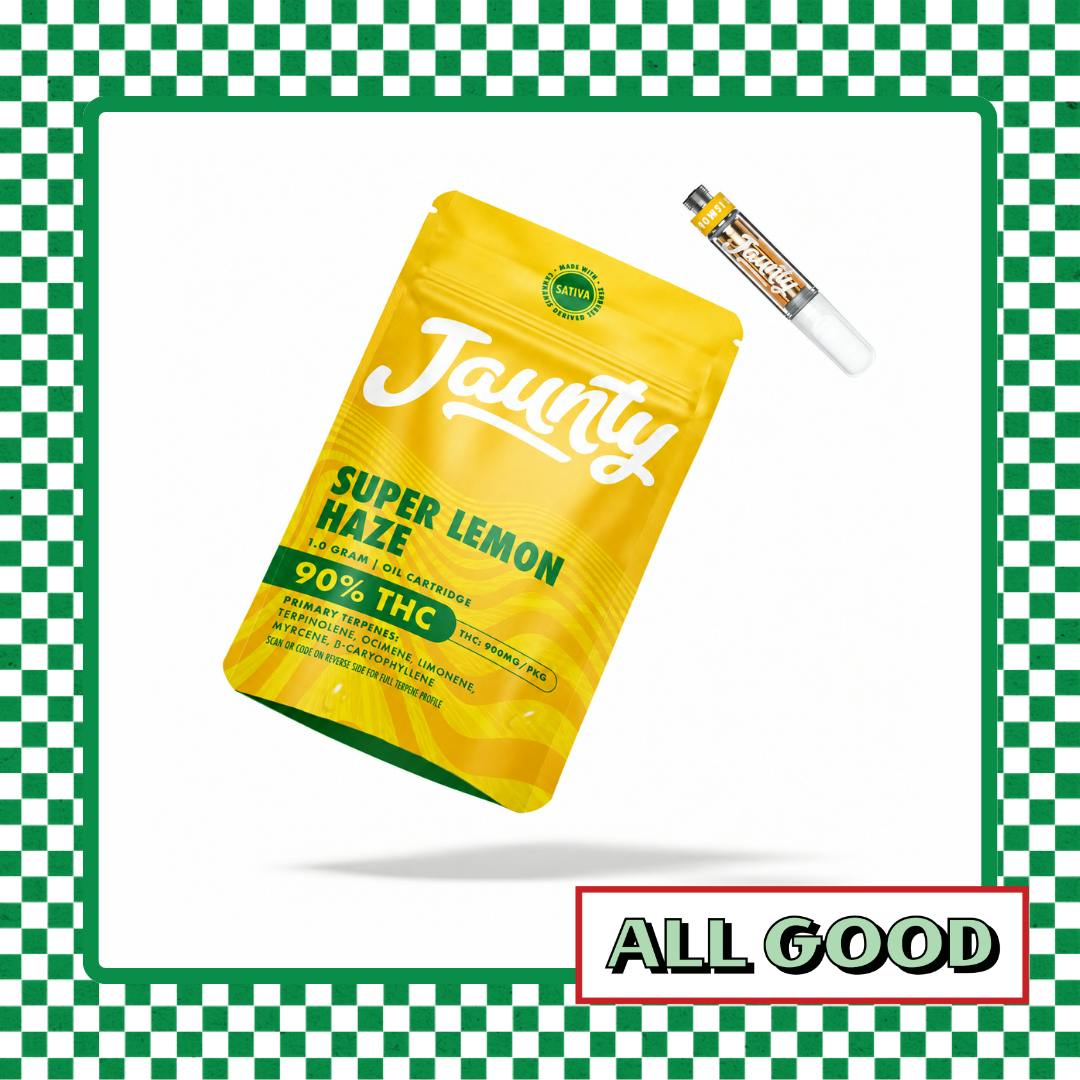 Jaunty | Super Lemon Haze | Oil Cartridge | Sativa | 1g