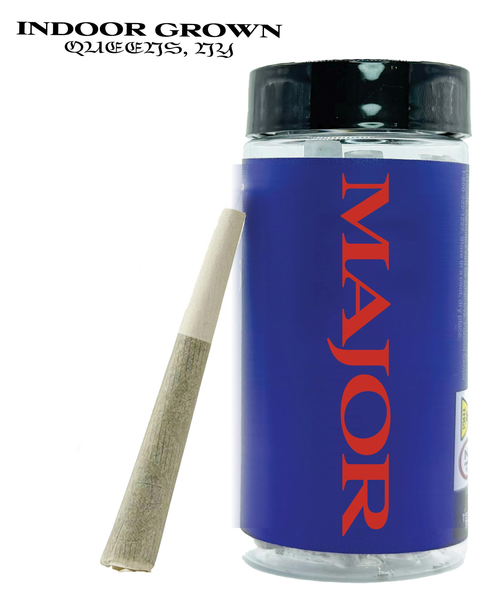 Major | Quarter Water |7 Pack Pre-Roll | Hybrid | 3.5g