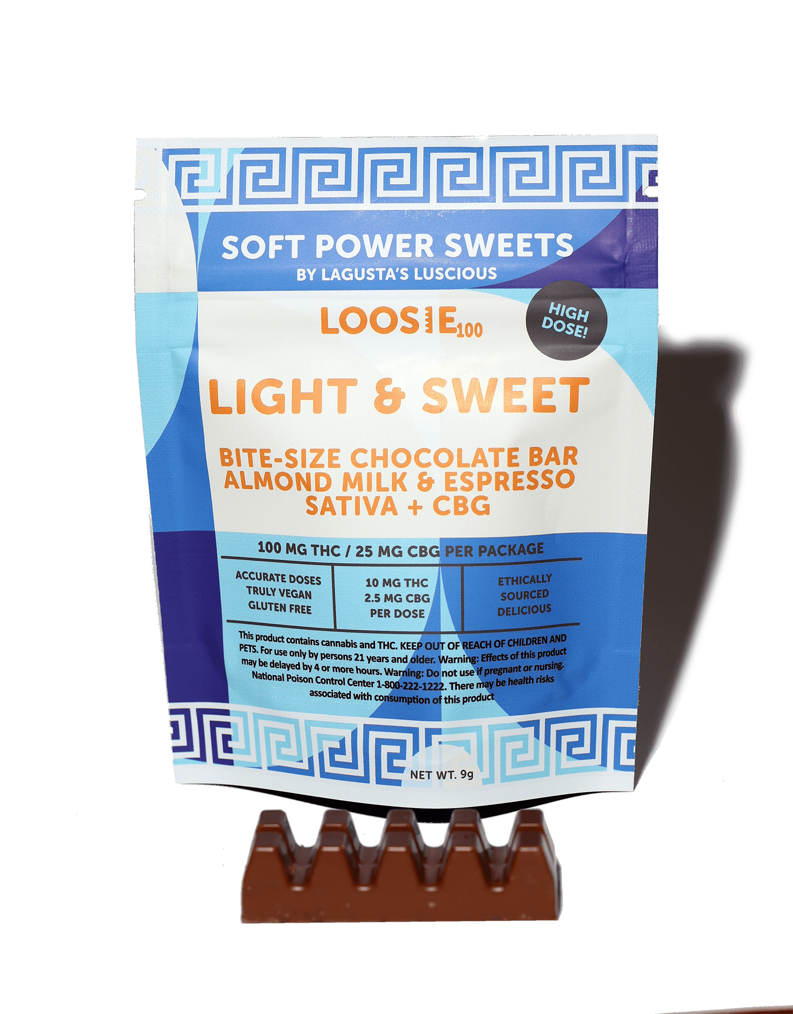 SPS Loosie | Almond Milk & Espresso Chocolate Bar | 100mg