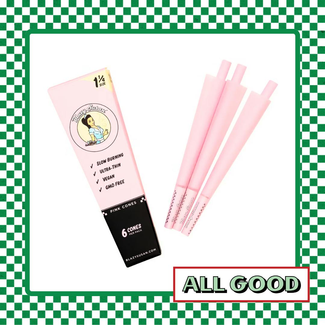 Blazy Susan | Pink 1.25 Cones | 6pk