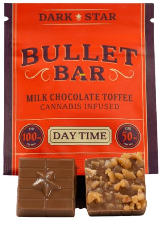Dark Star | Milk w/Toffee Bullet Bar | Sativa | 100mg