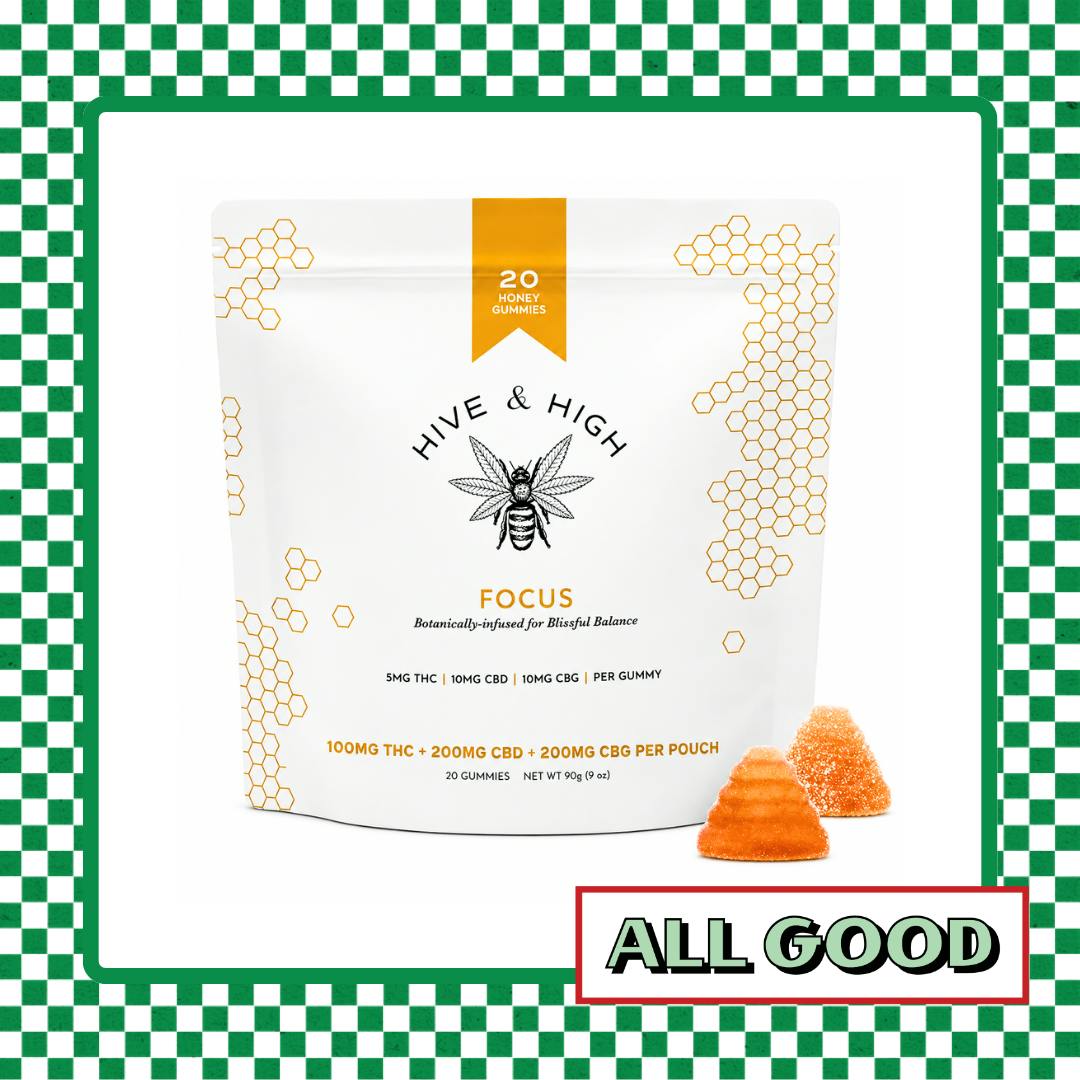 Hive & High | Focus – Daytime | Gummies | 100mg