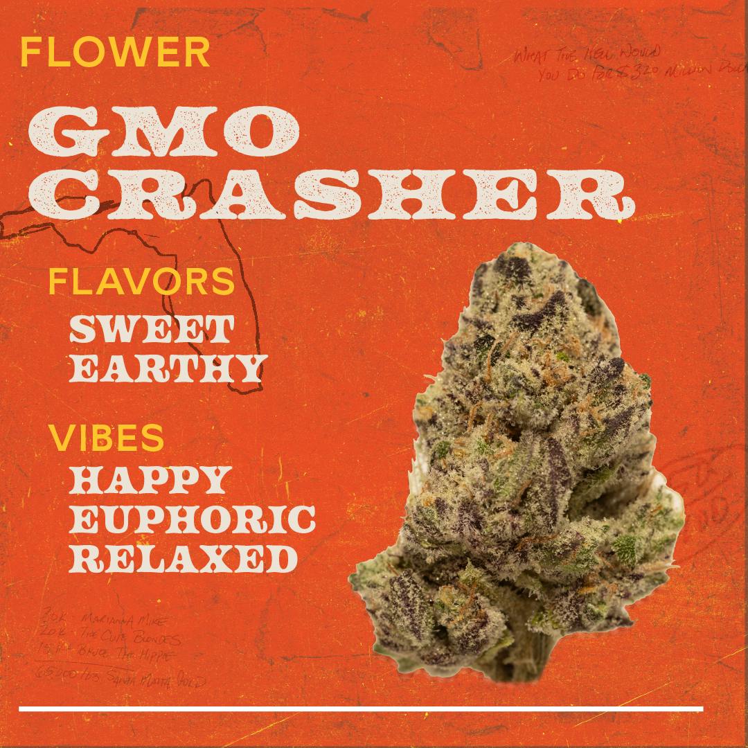 GMO Crasher 3.5g Flower Hybrid - 
