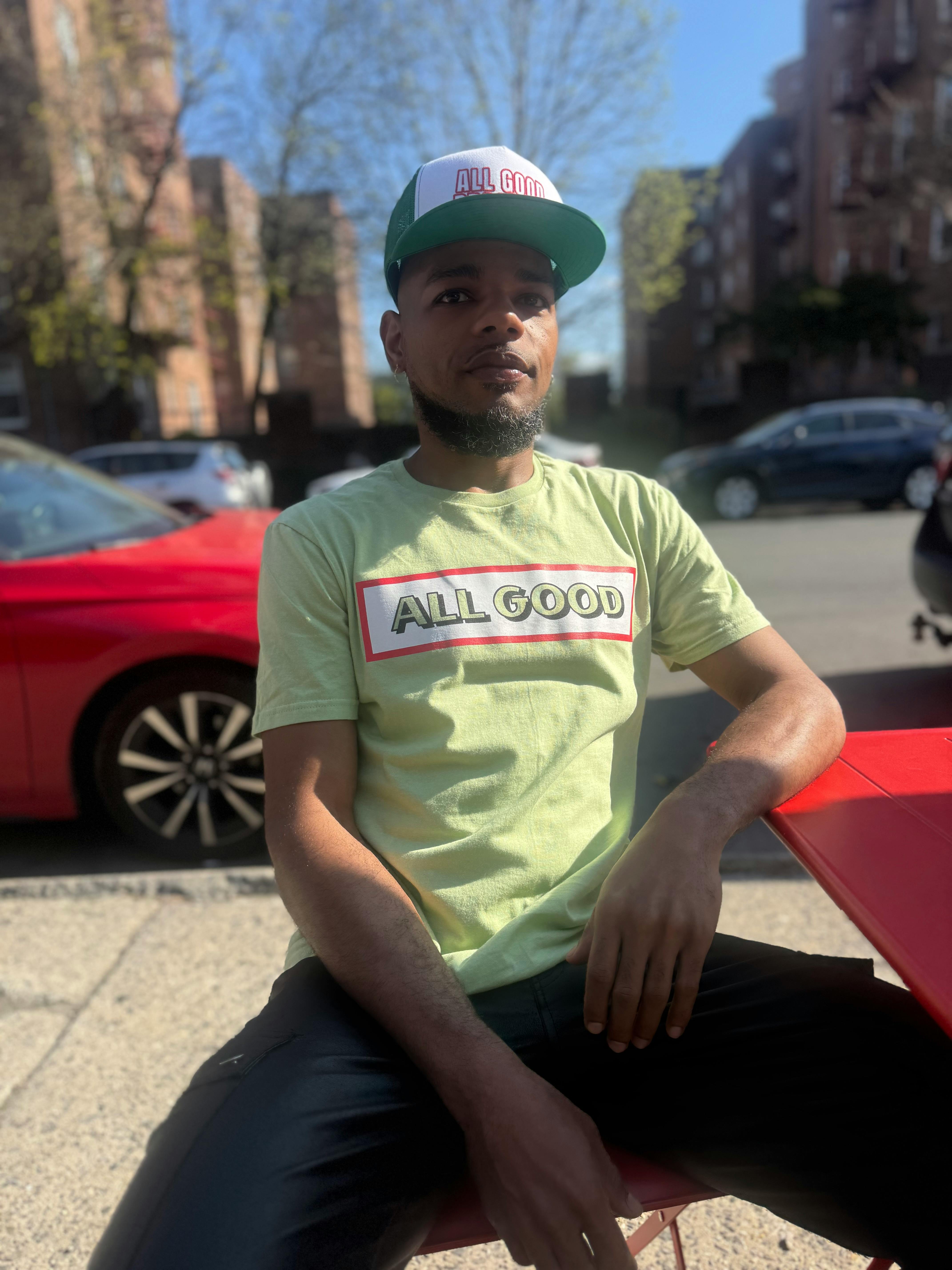 All Good | You Good? | T-shirt | Green Small