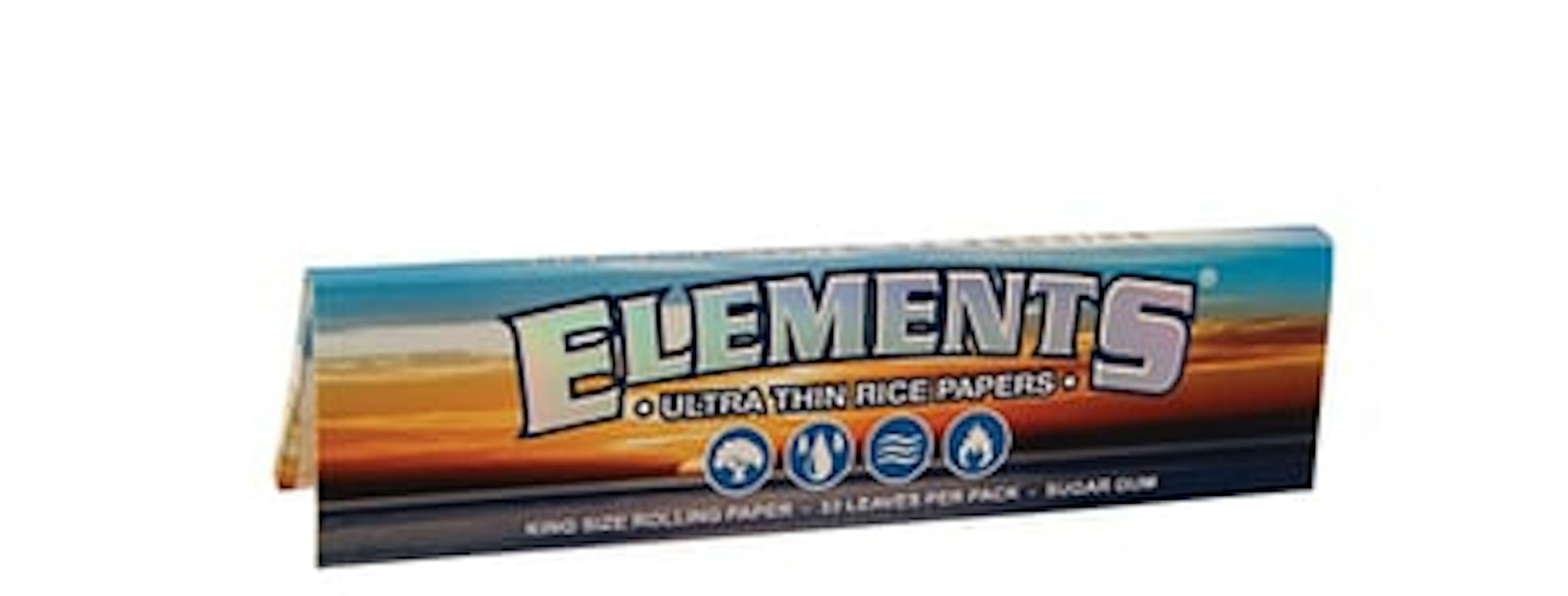 Image of ELEMENTS | KING SIZE RICE PAPERS | PINK