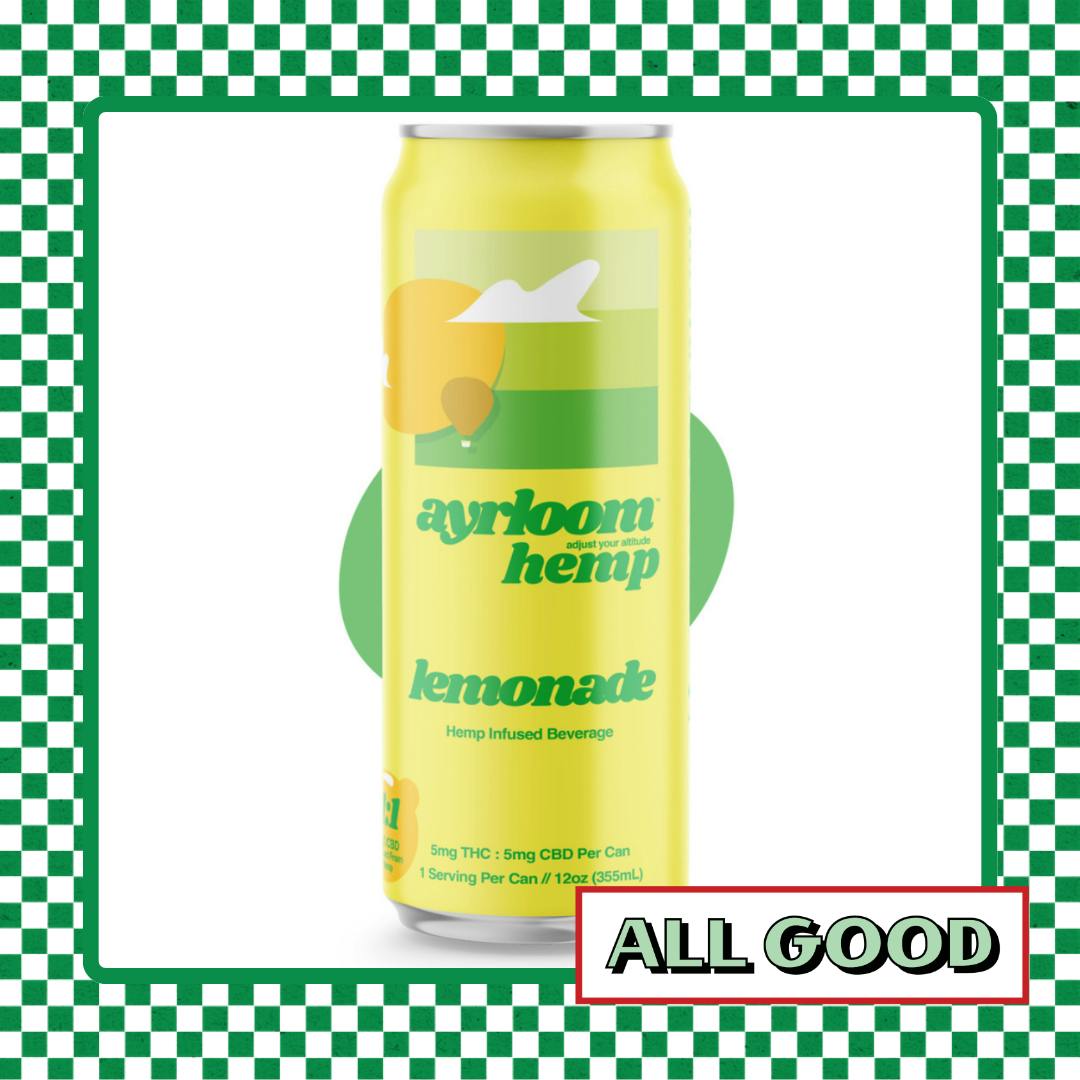 Ayrloom | Lemonade 2:1 (THC:CBD) Single | 10mg