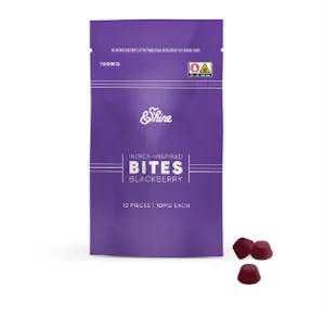 Blackberry Bites Gummies by &Shine | Edibles | 100mg