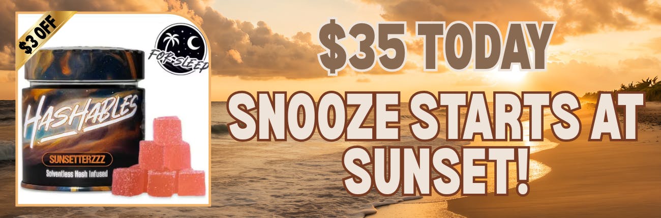Hashables Sunsetterz Menu Banner
