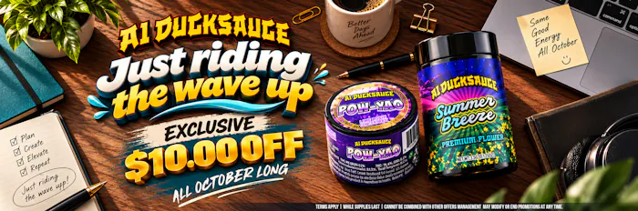 A1 DUCKSAUCE 	EXCLUSIVE $10.00 OFF LIVE ROSIN SALE