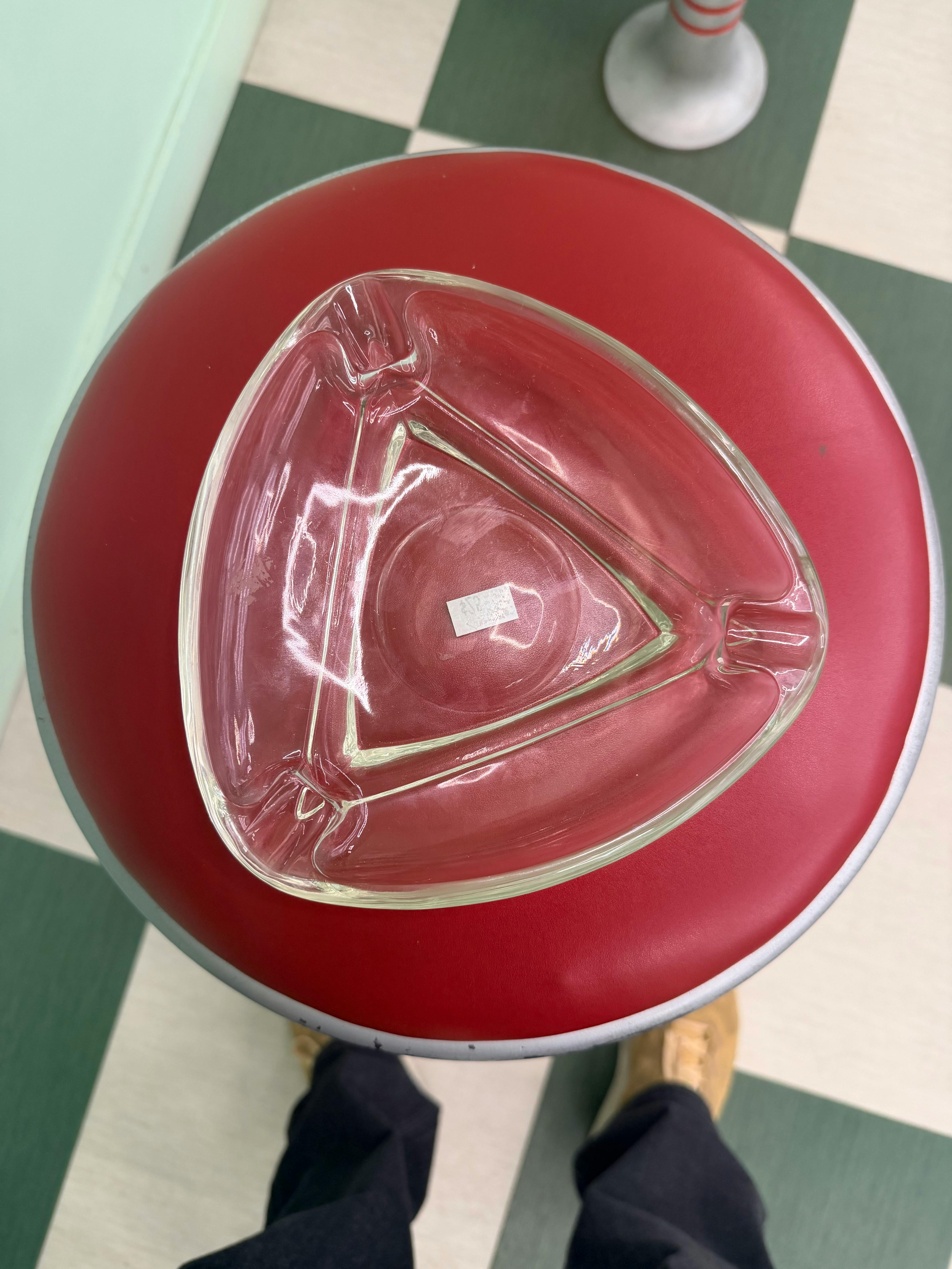 Antique Ashtray | Clear Triangel