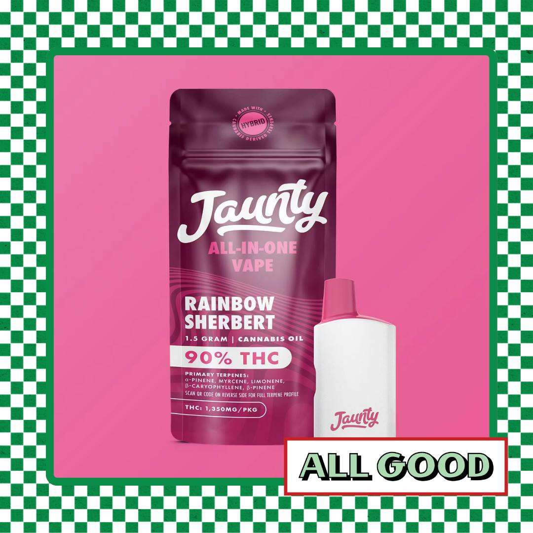 Jaunty | Rainbow Sherbert | AIO Vape | 1.5g