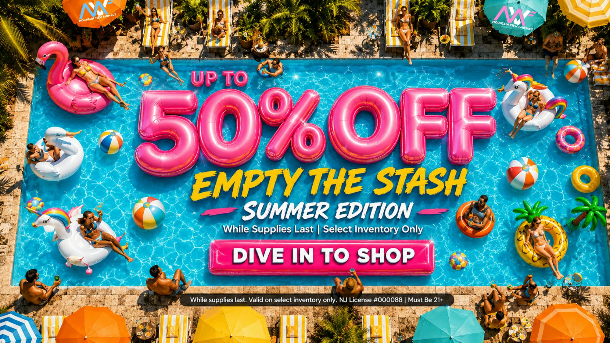 EMPTY THE STASH - 50% OFF - May