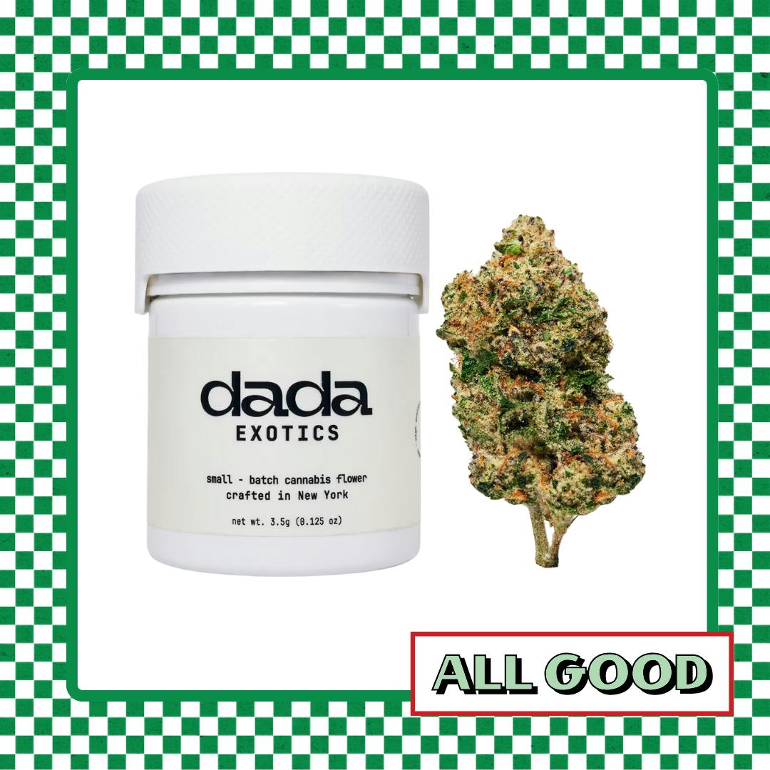 Dada Exotics | Cheetah Piss | Flower | Sat-Hyb | 3.5g