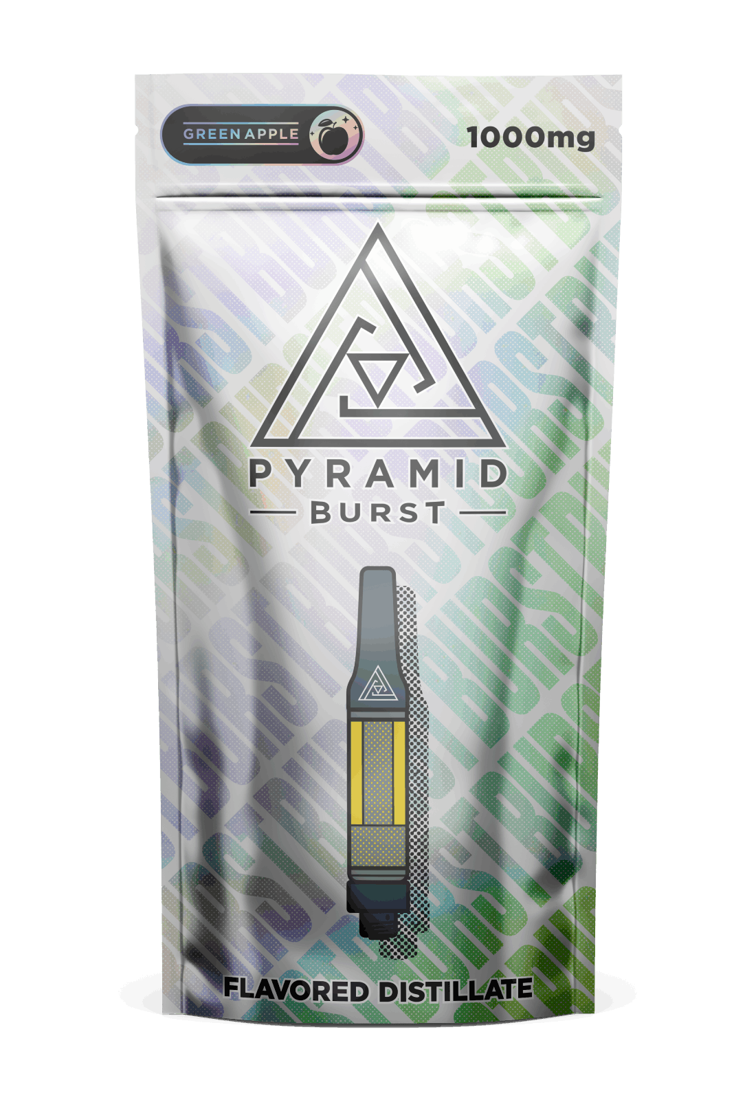 Green Apple - Pyramid Burst - Cart -