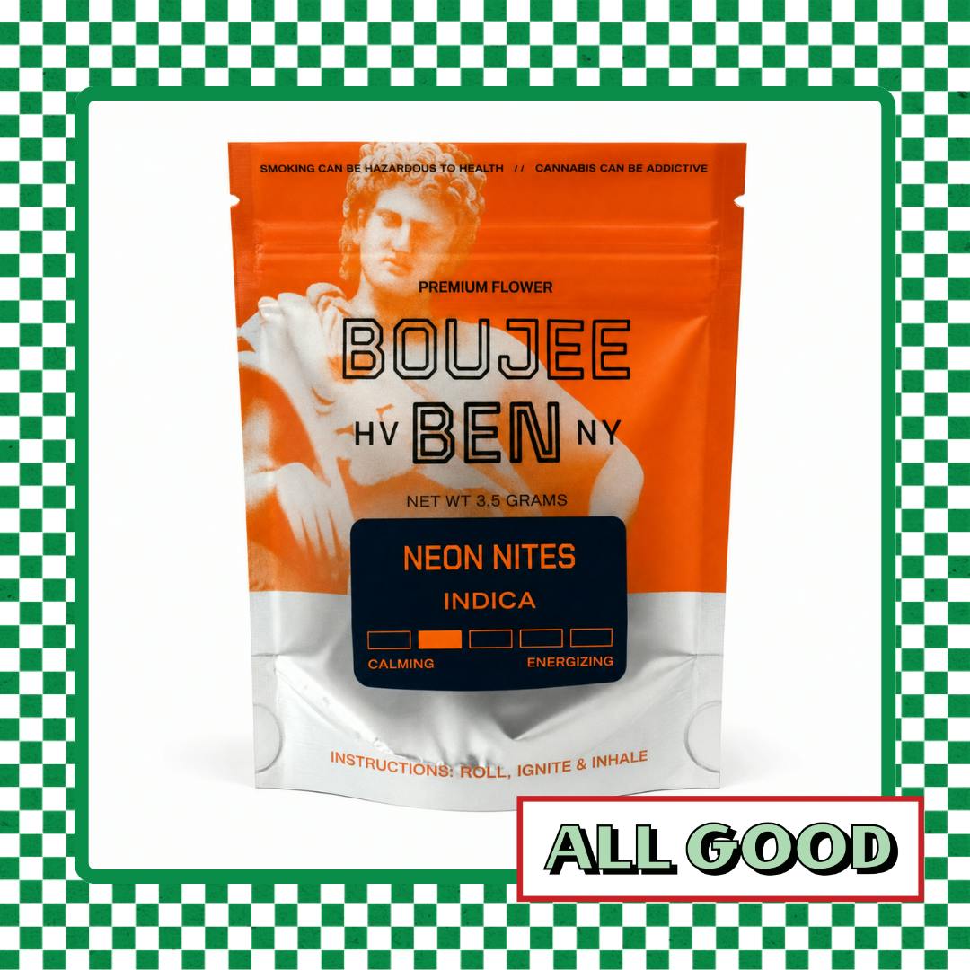 Boujee Ben | Neon Nites | Flower | Hybrid | 3.5g