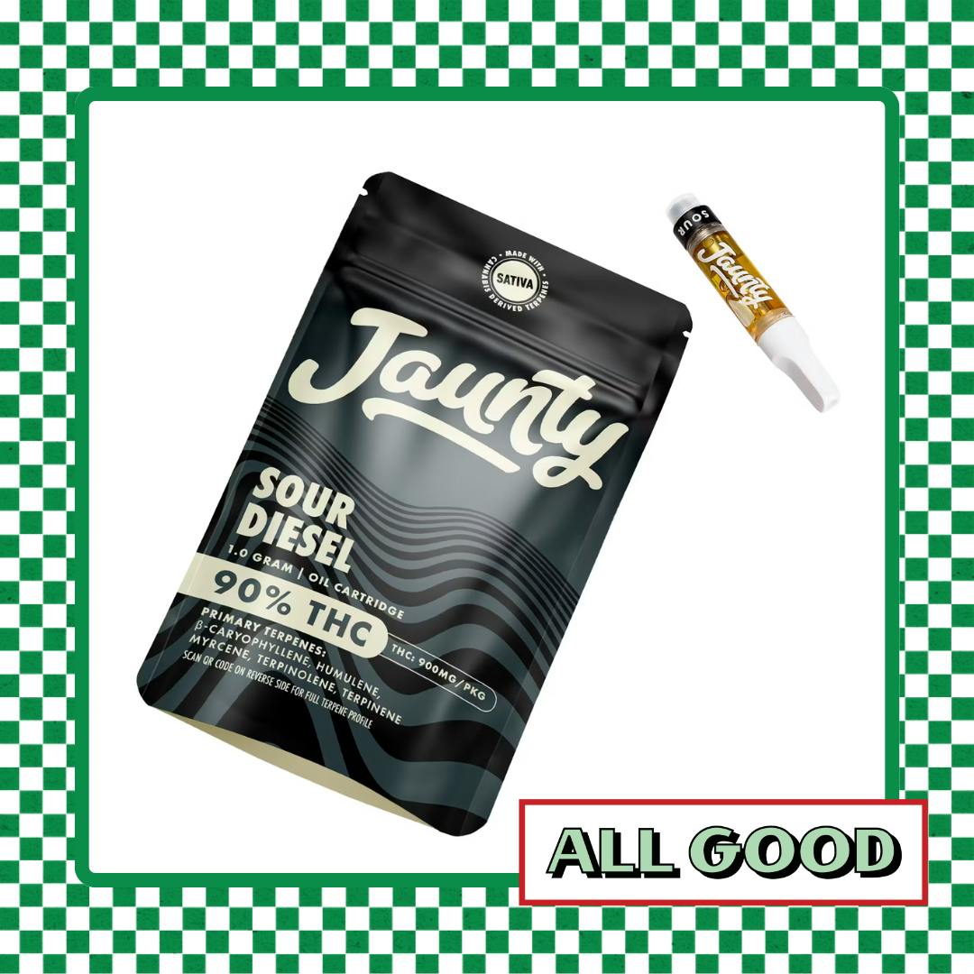 Jaunty | Sour Diesel | Oil Cartridge | Sativa | 1.0g