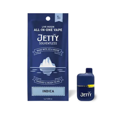 Jetty | Vape | 1g AIO | Live Rosin Papaya Split