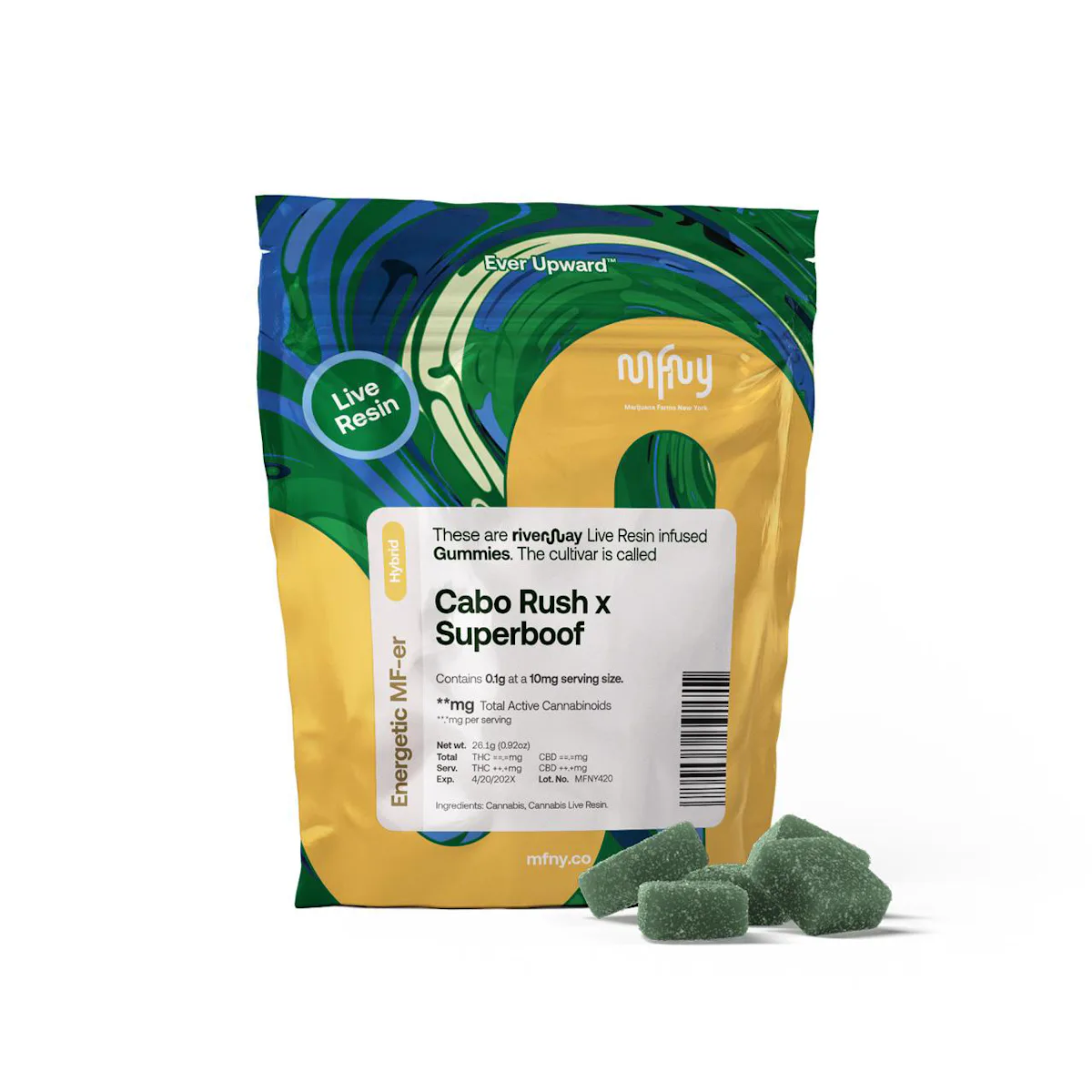 MFNY | Gummy | 10pk | 100mg | Live Resin Cabo Rush x Superboof