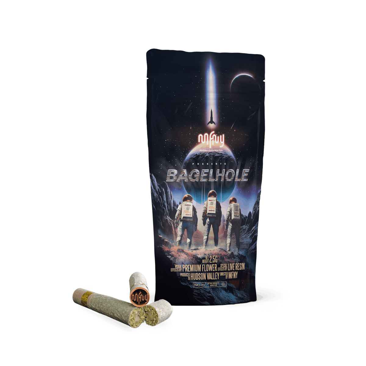 MFNY | Preroll | 2g | BagelHole- Live Resin Honey Banana x Honey Banana