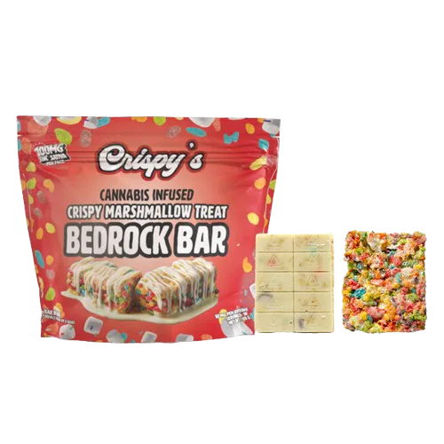 Crispys | Marshmallow Treat | 100mg | Bedrock Bar