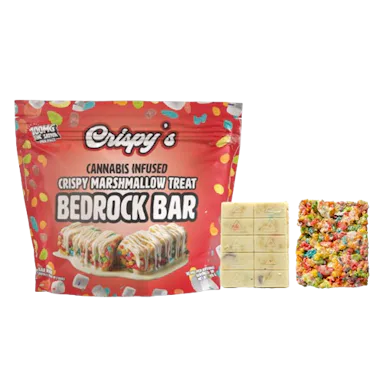 Crispys | Marshmallow Treat | 100mg | Bedrock Bar