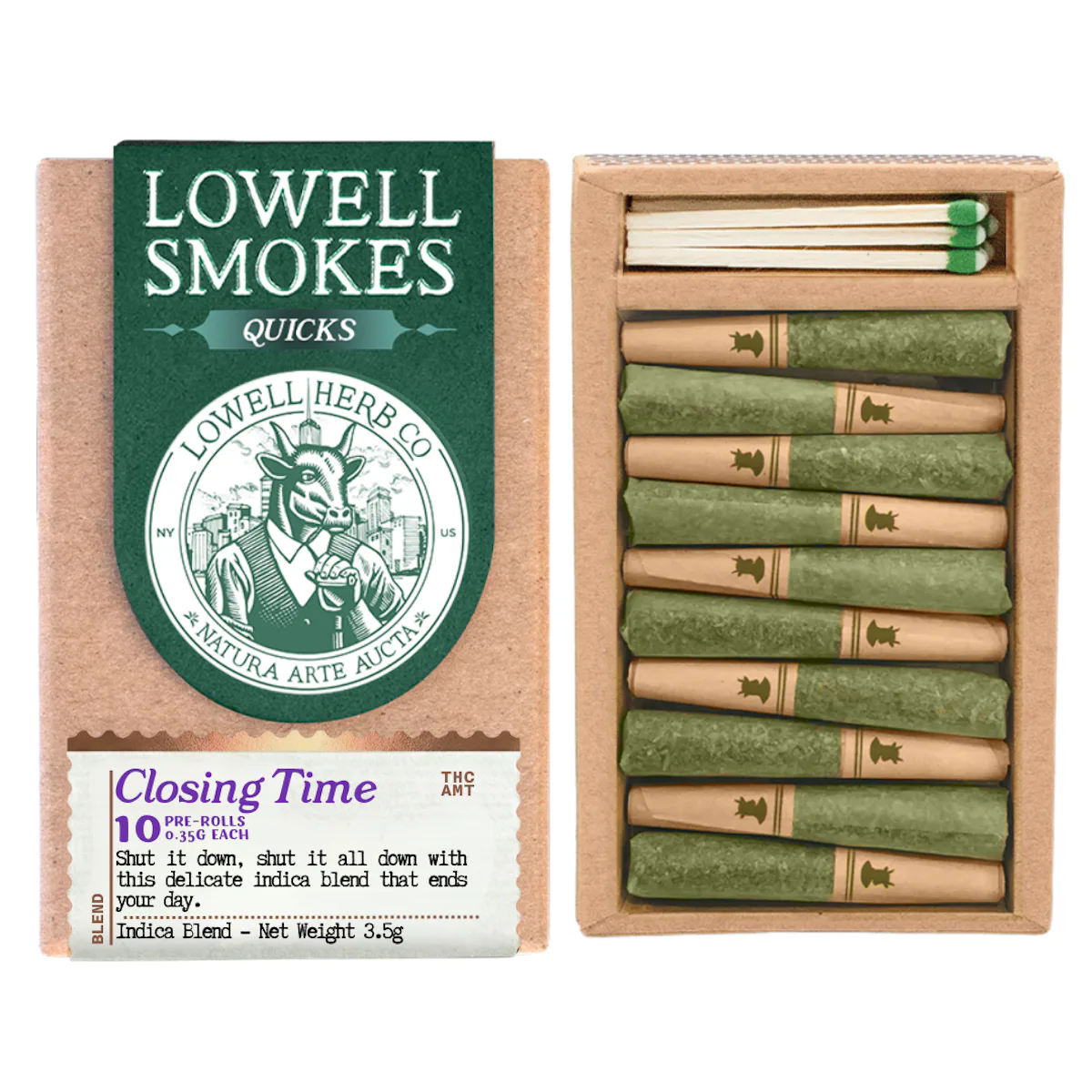 Lowell | Preroll | 10pk | 3.5g | Closing Time
