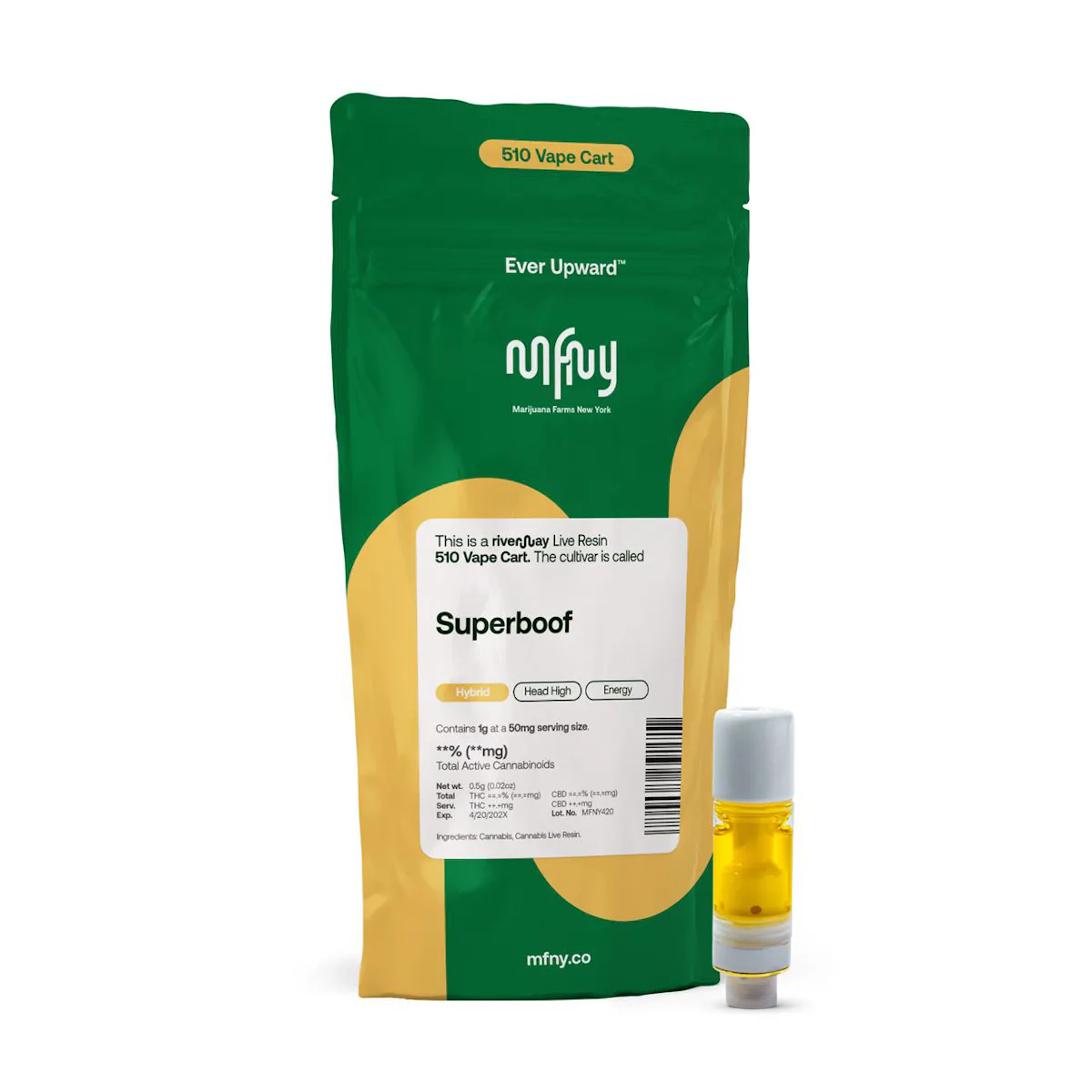 MFNY | Vape | 1g Cart | Live Resin Superboof