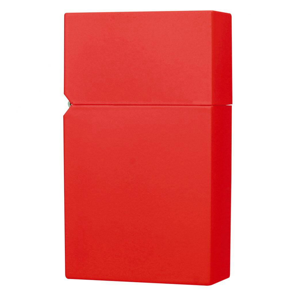 Tsubota Pearl Hard-Edge Petrol Lighter (RED)