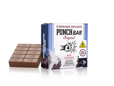 Punch Bar | Chocolate | 100mg | Milk Chocolate