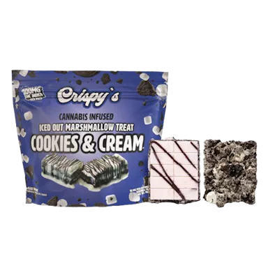 Crispys | Marshmallow Treat | 100mg | Cookies and Cream