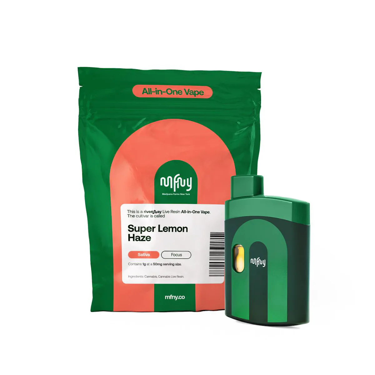 MFNY | Vape | 1g AIO | Live Resin Super Lemon Haze