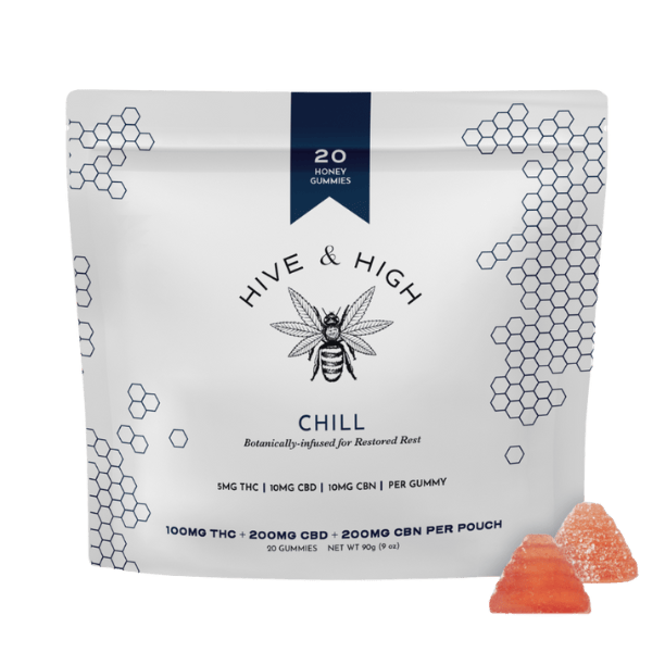 Hive & High | Chill – Nighttime | Gummies | 100mg